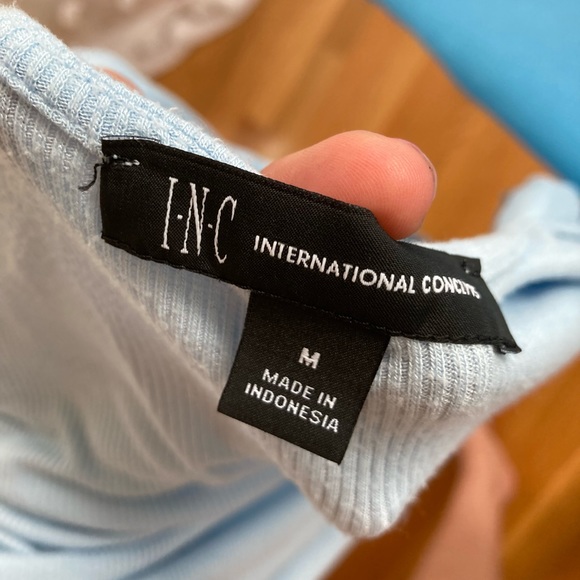 baby blue long sleeve size medium from I-N-C - Picture 3 of 4